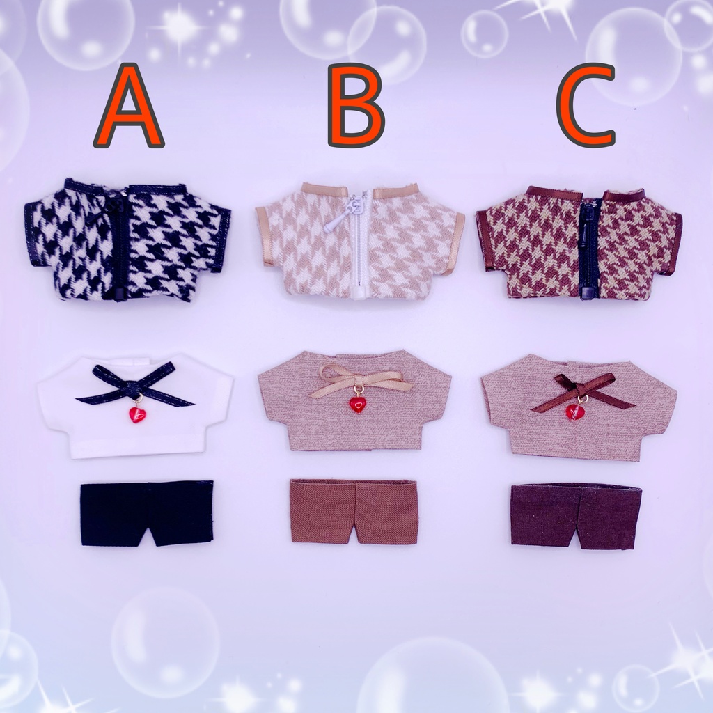 千鳥柄ジャケット・モノトーンセットアップ