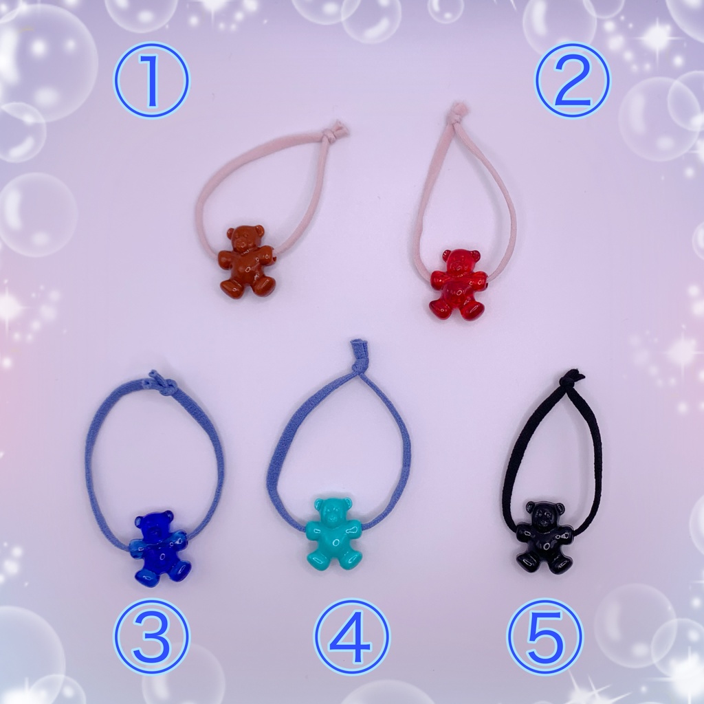 🍬カラフルくまちゃん🧸ポシェット