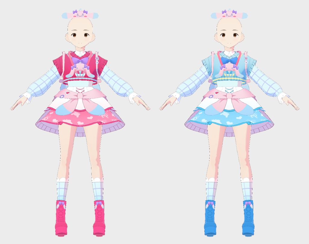 VRoid用 プリうさおでかけ ✦ アイフリ