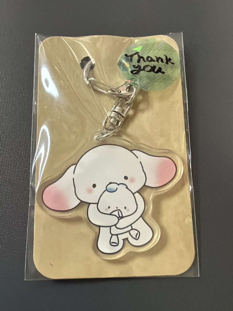 らぶちゃん×らぶくんぎゅーっとアクリルキーホルダー