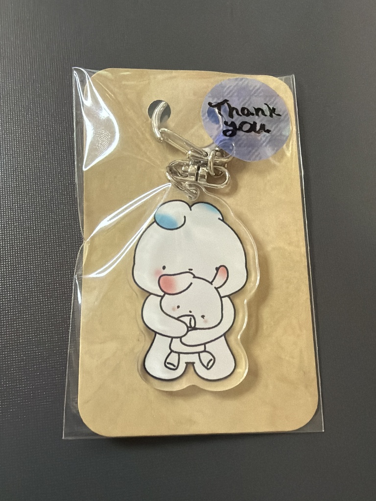 らびくん×もち姉ぎゅーっとアクリルキーホルダー