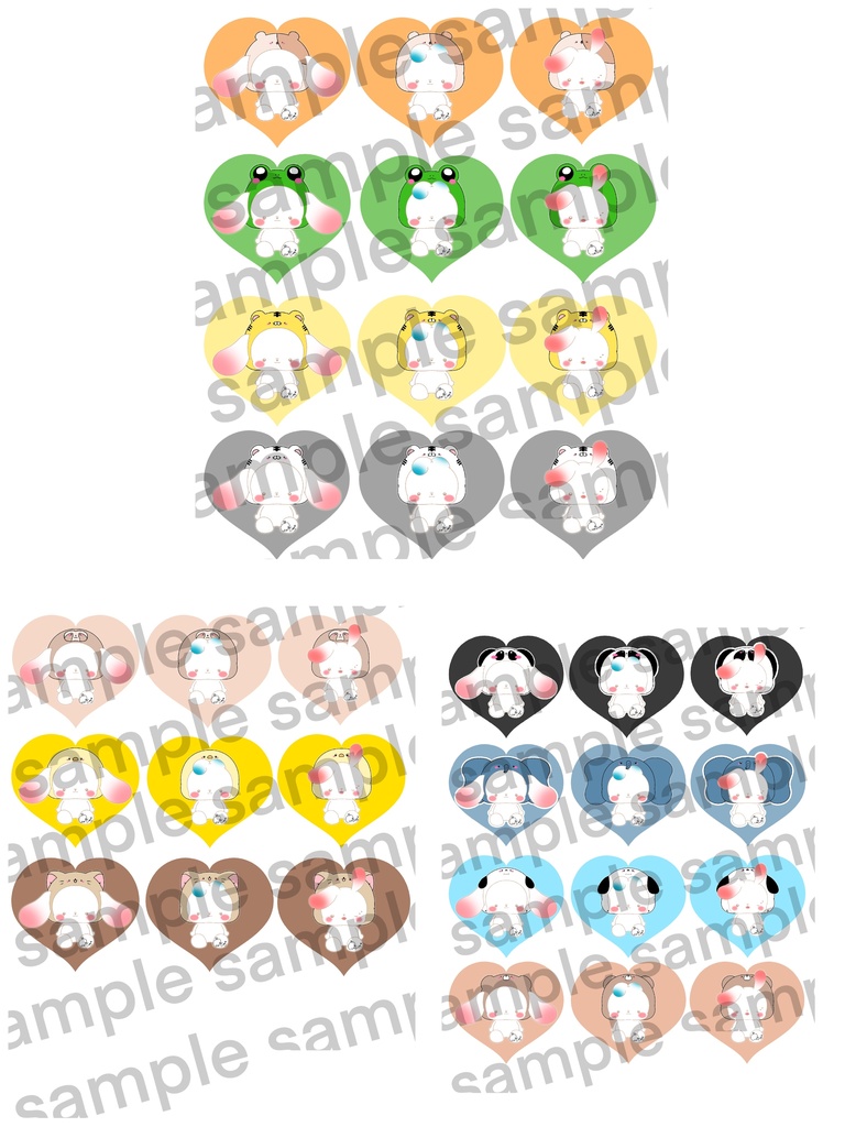 どうぶつさんステッカーセット