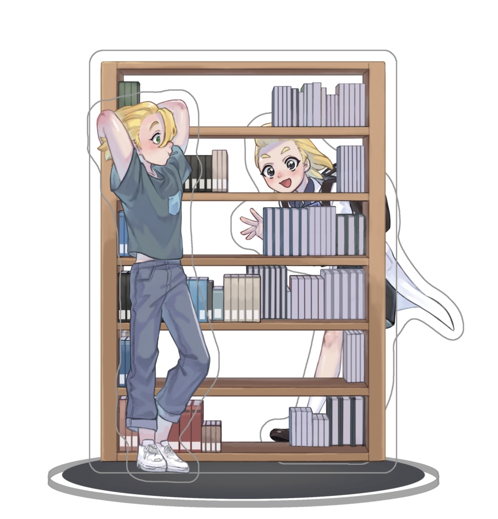 図書館のショタスゼアクスタ