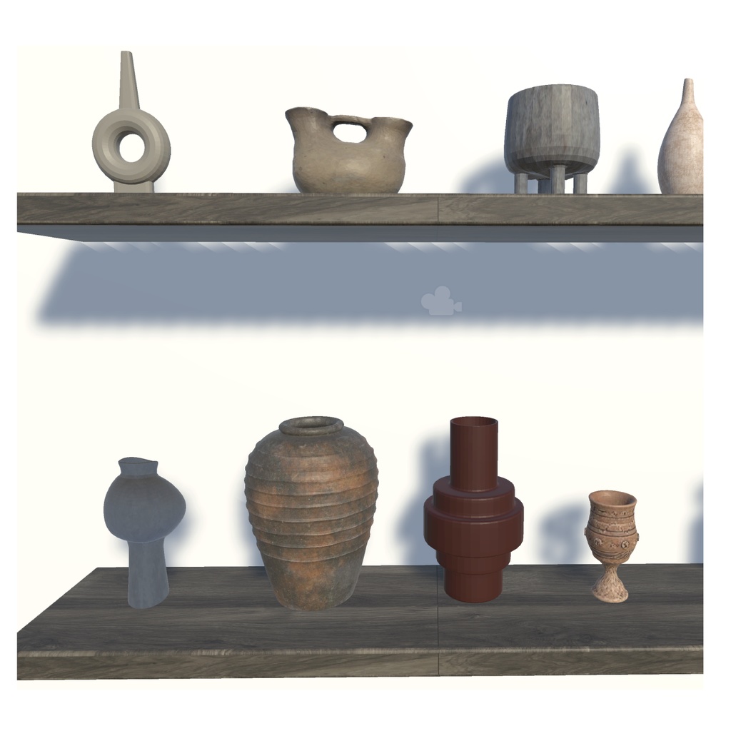 無料 0円 こだわりのやきもの70セット!!_unity package+FBX