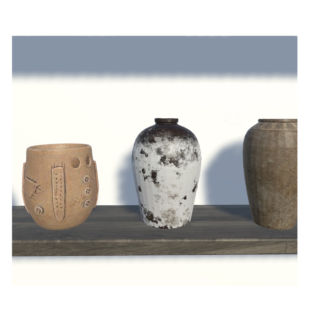 無料 0円 こだわりのやきもの70セット!!_unity package+FBX