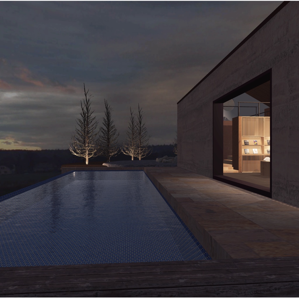 焚き火と温泉を楽しむ別荘_ unitypackage/FBX