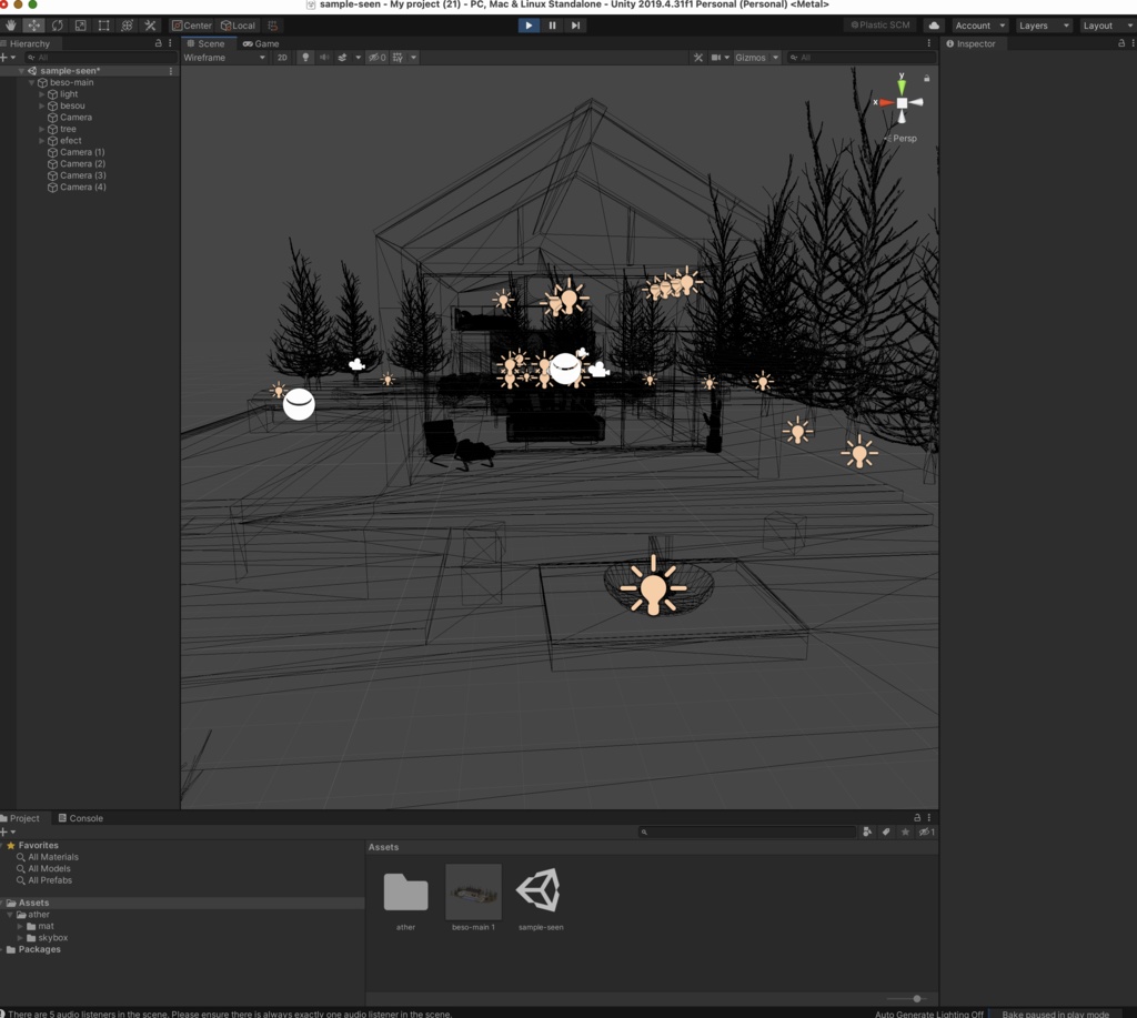 焚き火と温泉を楽しむ別荘_ unitypackage/FBX