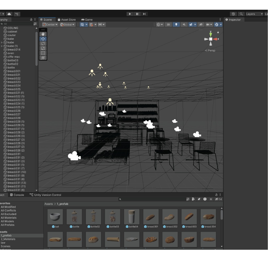 パン屋さんを始める為の20セット+パン47個_合計70セットunitypackage+FBX