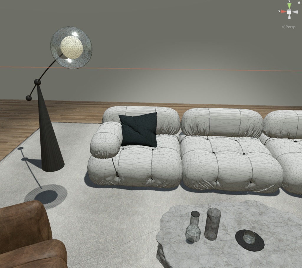 リビング家具_53セット_unitypackage+FBX