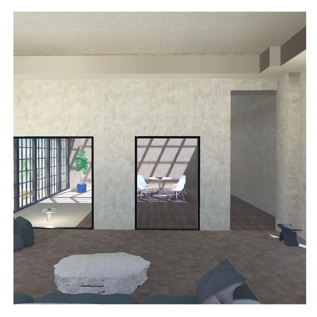 光の撮影スタジオ_glass roof photo studio__unitypackage+blender