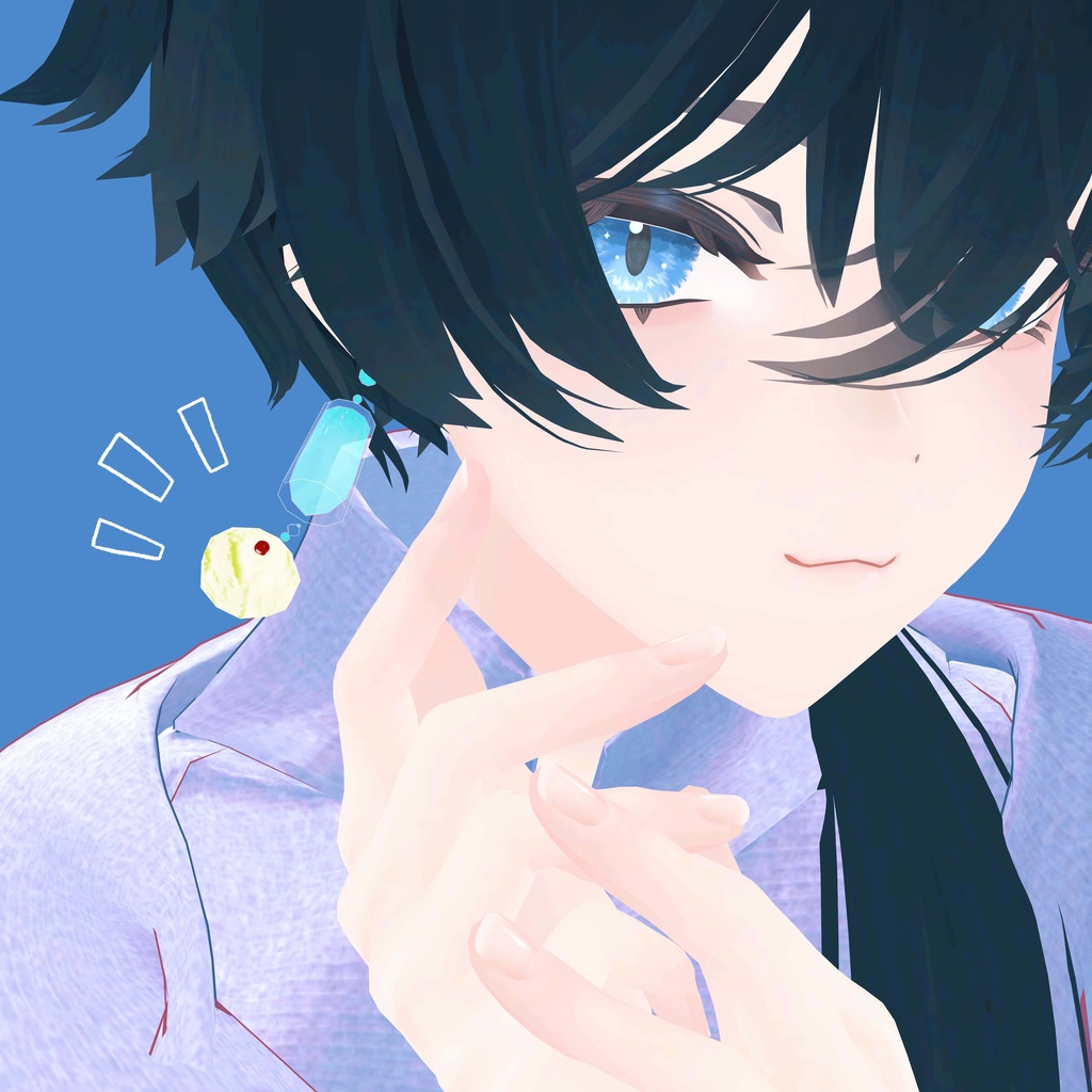 【無料】ゆらゆらソーダピアス