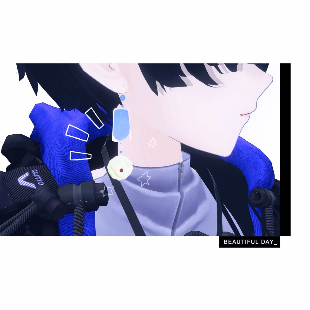 【無料】ゆらゆらソーダピアス