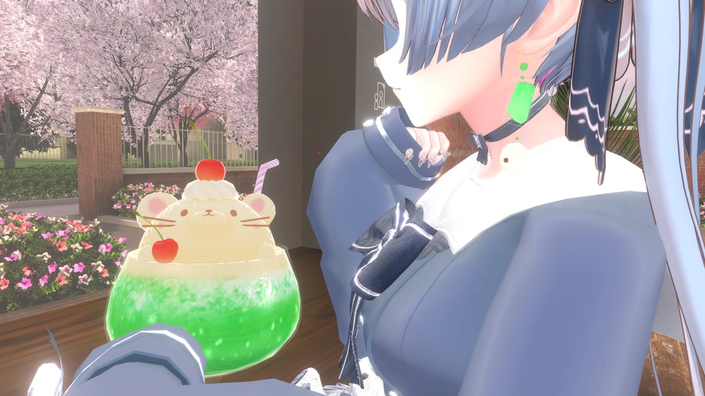 【無料】ゆらゆらソーダピアス