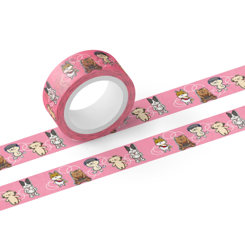 ぱる助ファミリーマスキングテープ