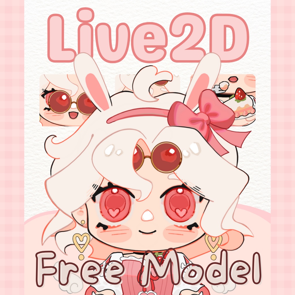 [Cherry Lolita] Free chibi model no clickbait 🤗 #free #freevtuber #free