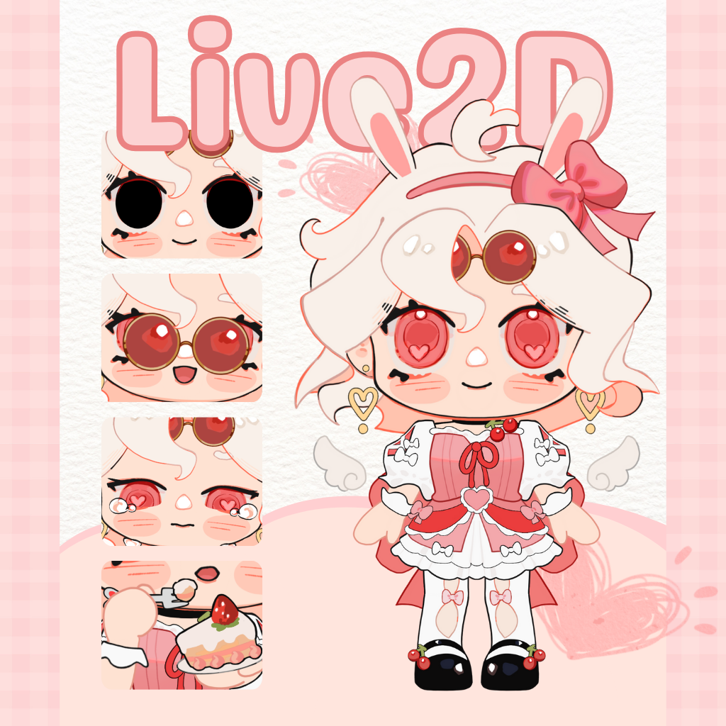 [Cherry Lolita] Free chibi model no clickbait 🤗 #free #freevtuber #free ...