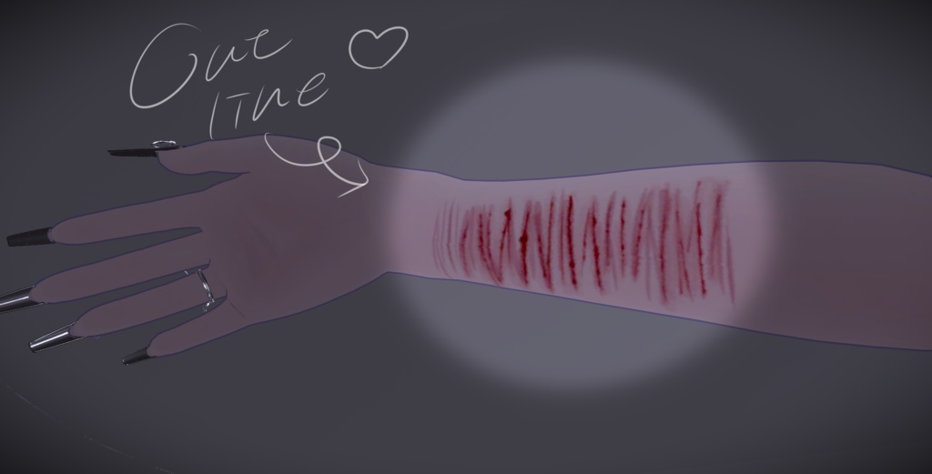【クマリ/Kumaly】Wound body texture♥