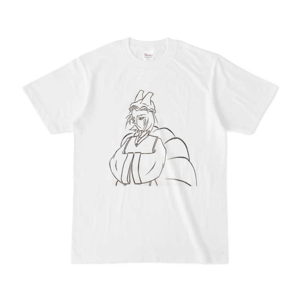 八雲藍Tシャツ（線画）