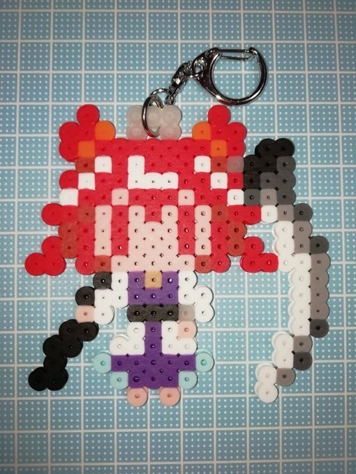 東方Project　アイロンビーズ　小野塚小町