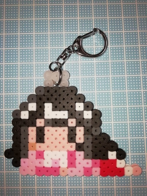 東方Project　アイロンビーズ　ぐーたら輝夜