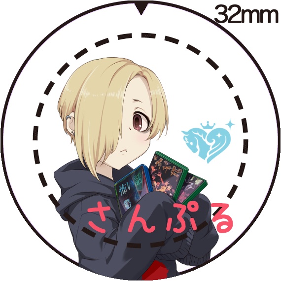 アイドルマスター シンデレラガールズ つくマス 白坂小梅a 32ｍｍ缶バッジグッズ 満月工務店 Booth