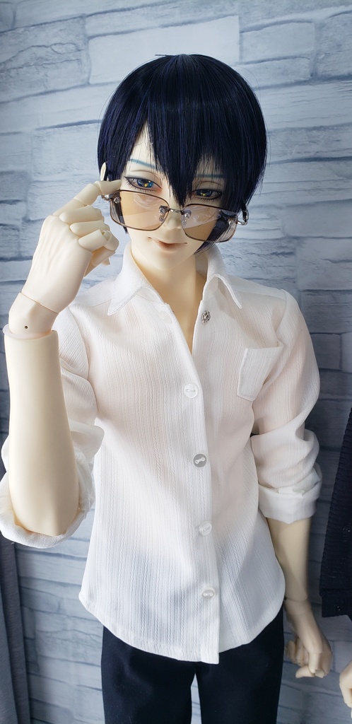 1/3サイズドール服【Yシャツ】