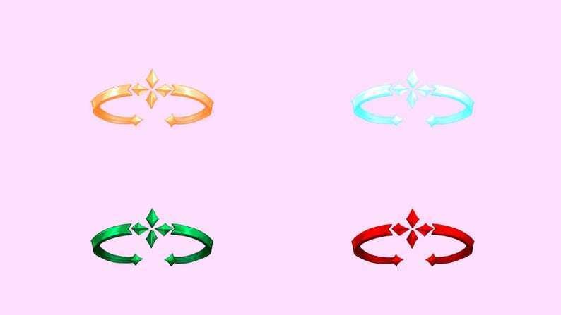 Rigged Live2D Angel Wings and Halo VTuber Asset