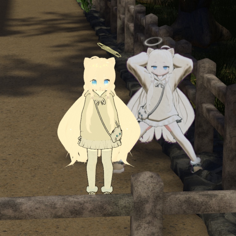 カメラに映る守護霊 ✦ 肉眼では見えない、カメラにだけ写るおばけ【VRChat / Modular Avatar / PC】