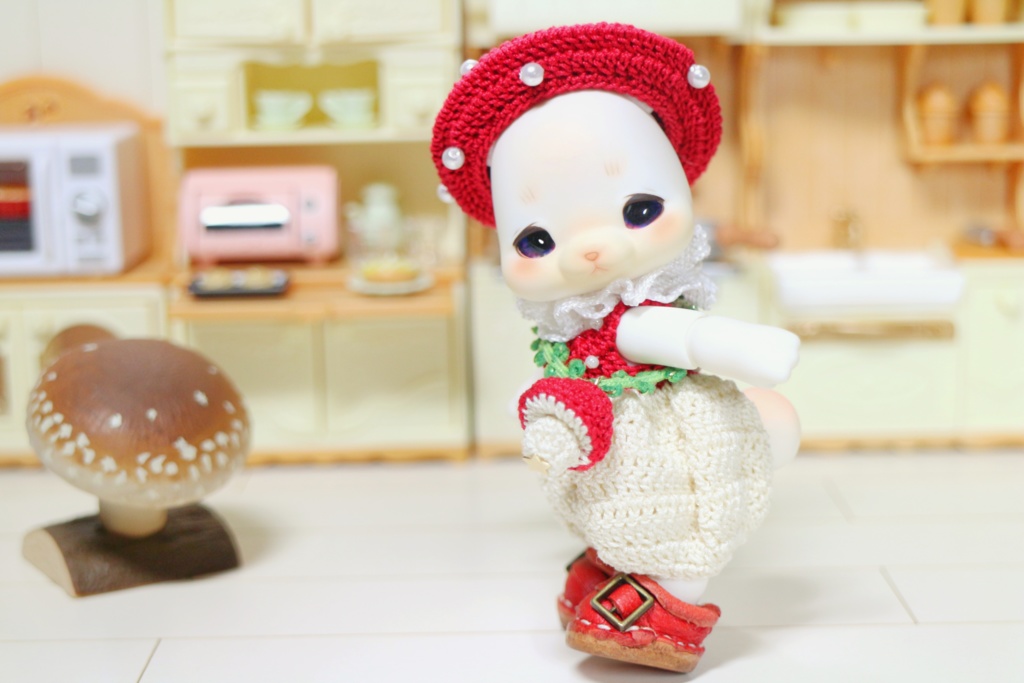 きのこなマッシュロンパース