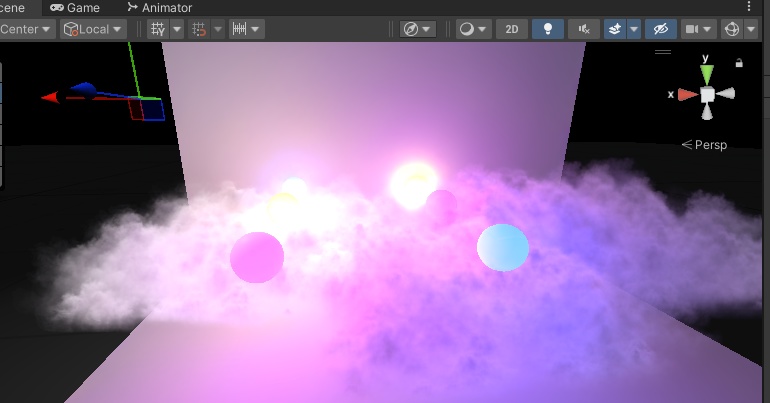 吹き付ける風、漂う霧