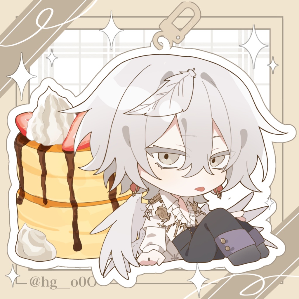 たべものアクキー