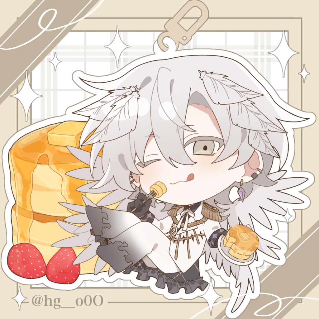 たべものアクキー