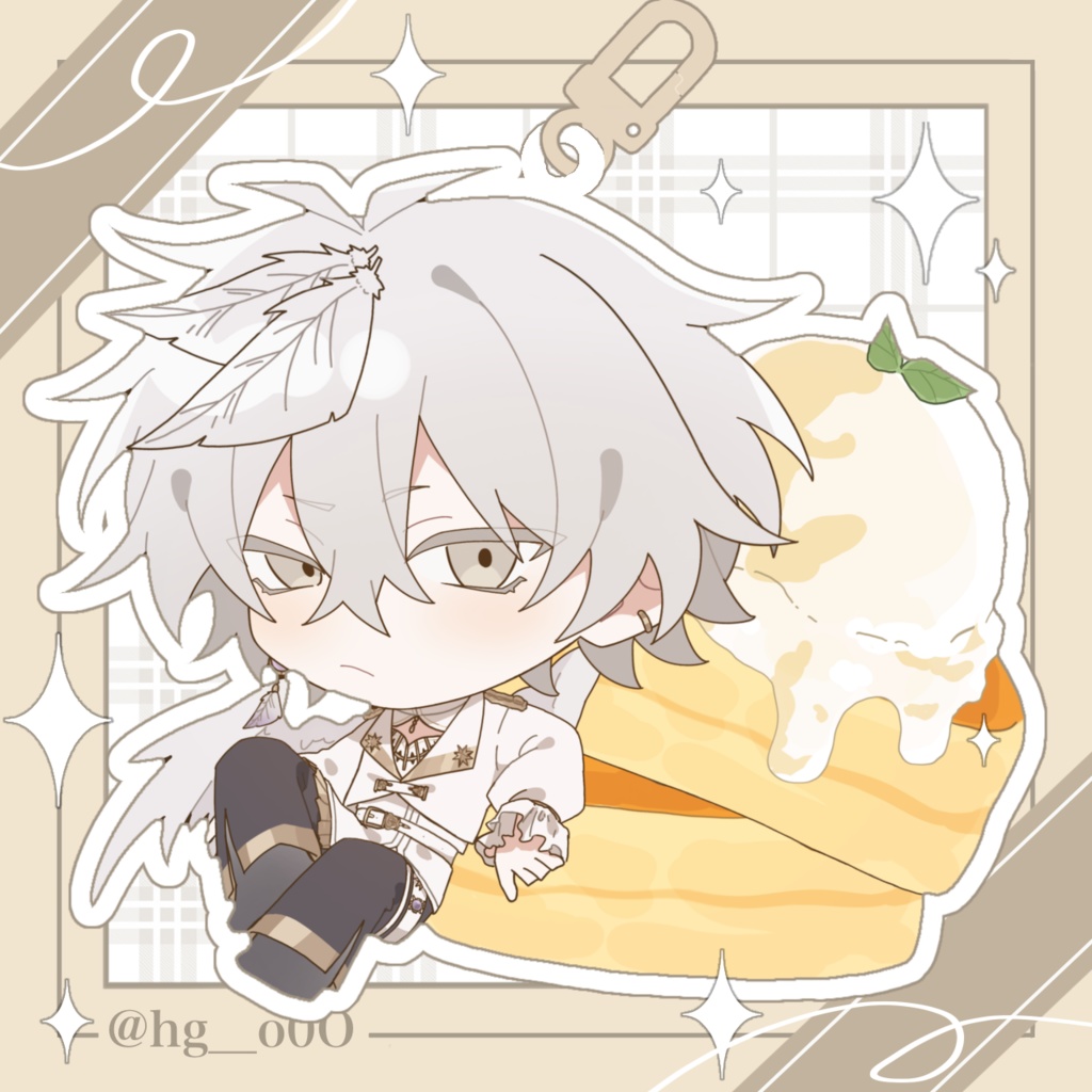 たべものアクキー