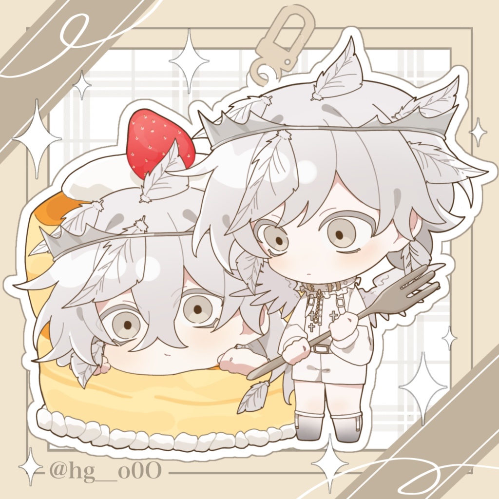 たべものアクキー