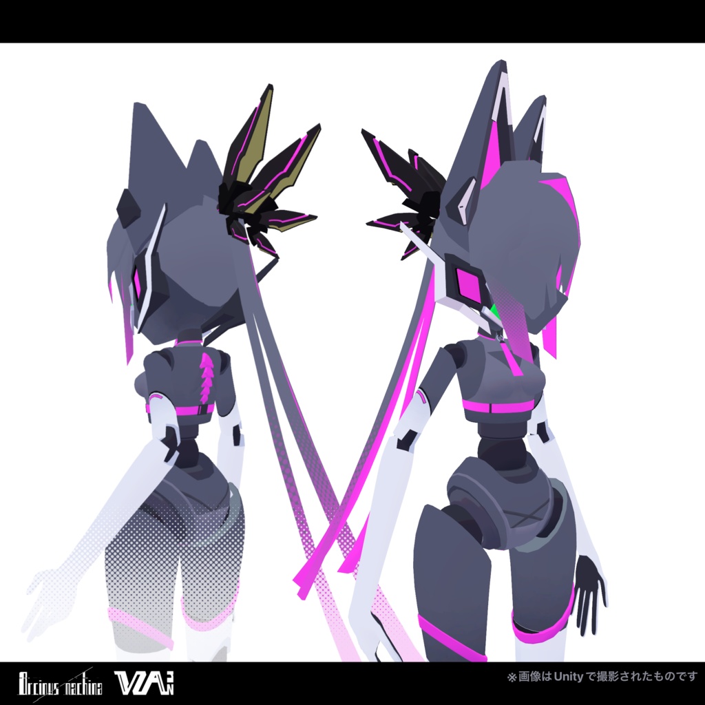 【404向け】片目隠れロングポニテ+シンプルウェア