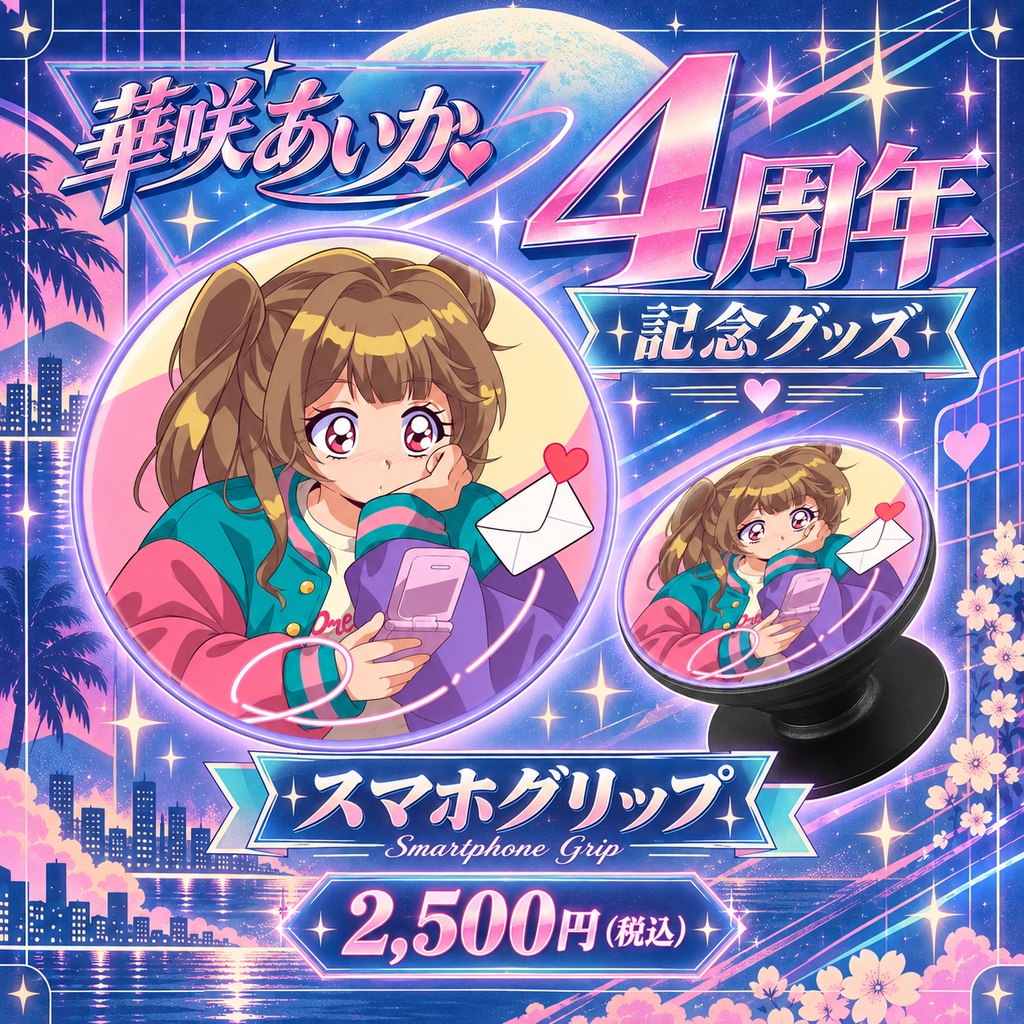 華咲あいか4周年記念グッズ