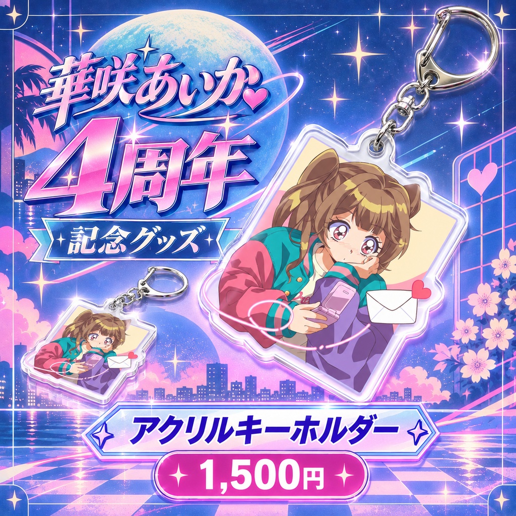 華咲あいか4周年記念グッズ
