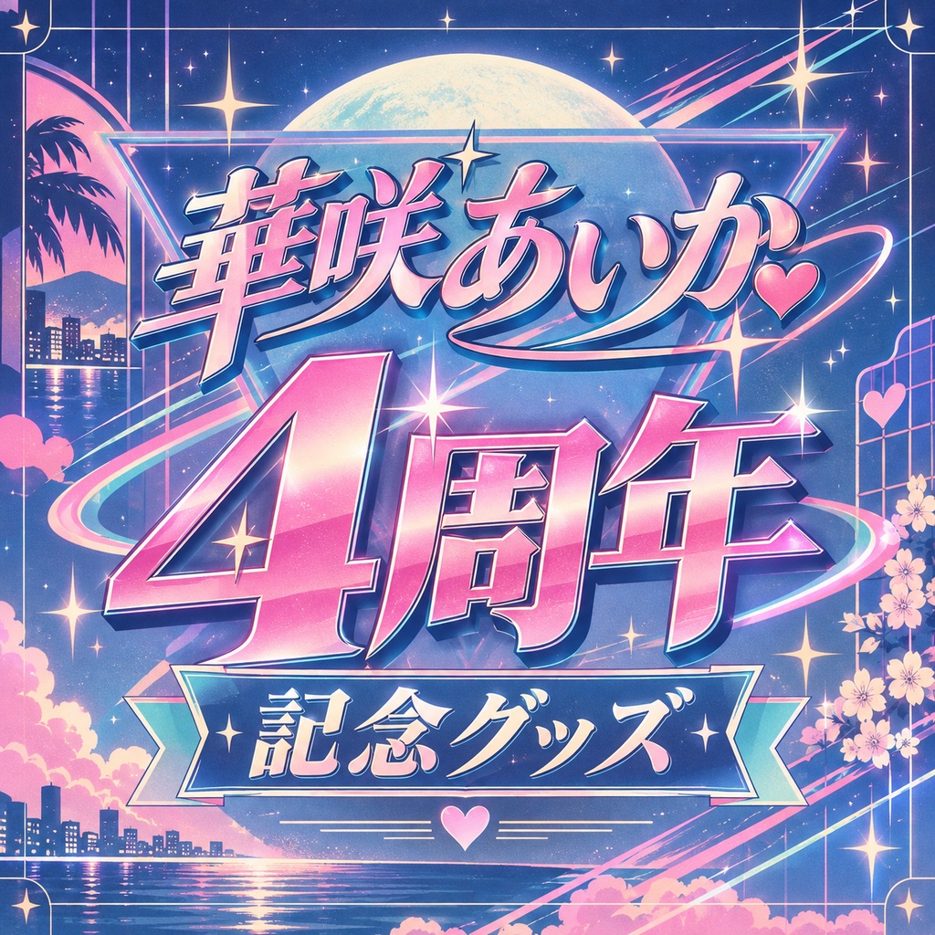 華咲あいか4周年記念グッズ