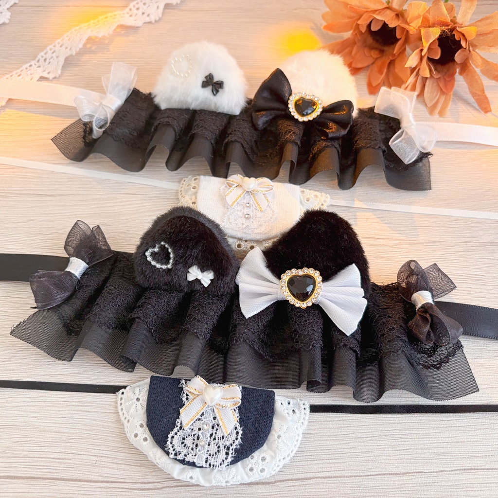 にじぬい用ヘッドドレス＆スタイ(まるっとにも)