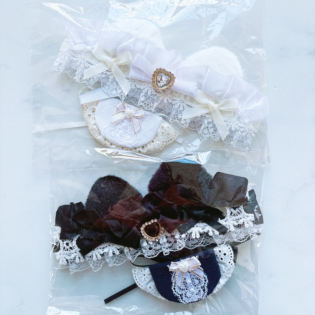 にじぬい用ヘッドドレス＆スタイ(まるっとにも)