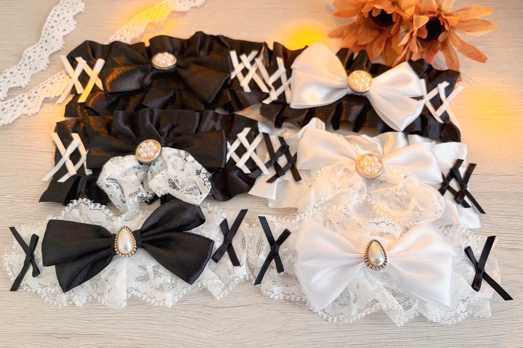 にじぱぺ用ヘッドドレス＆スタイ