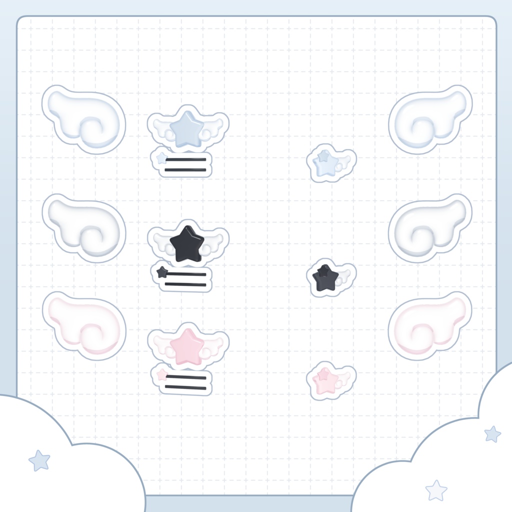 ⚝ HaneStarry Hairpin Set ⚝