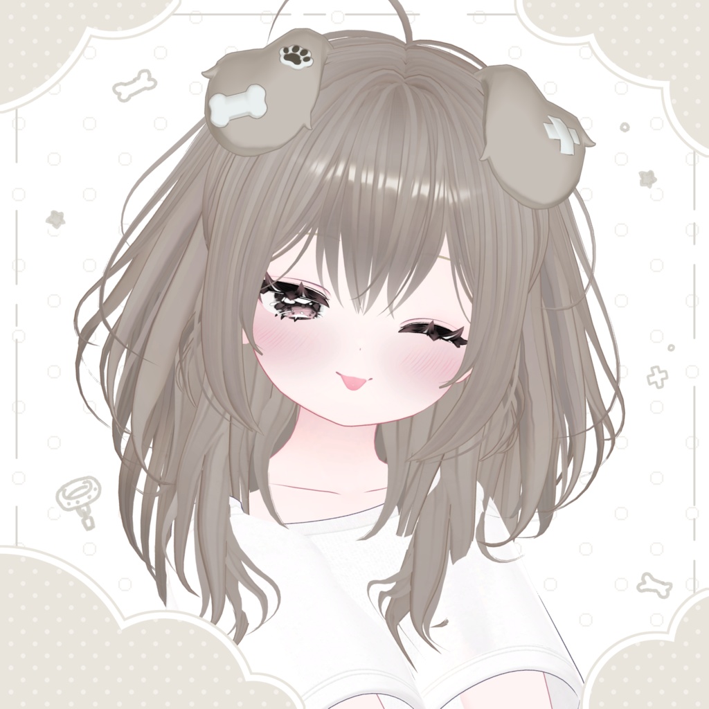 ฅ ドジいぬ ฅ Ears & Tail ฅ