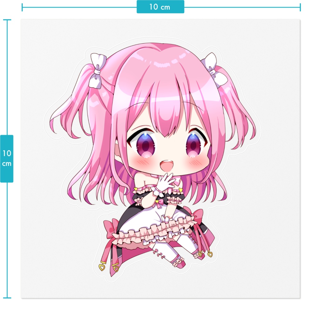 まなちゃんにっこりステッカー