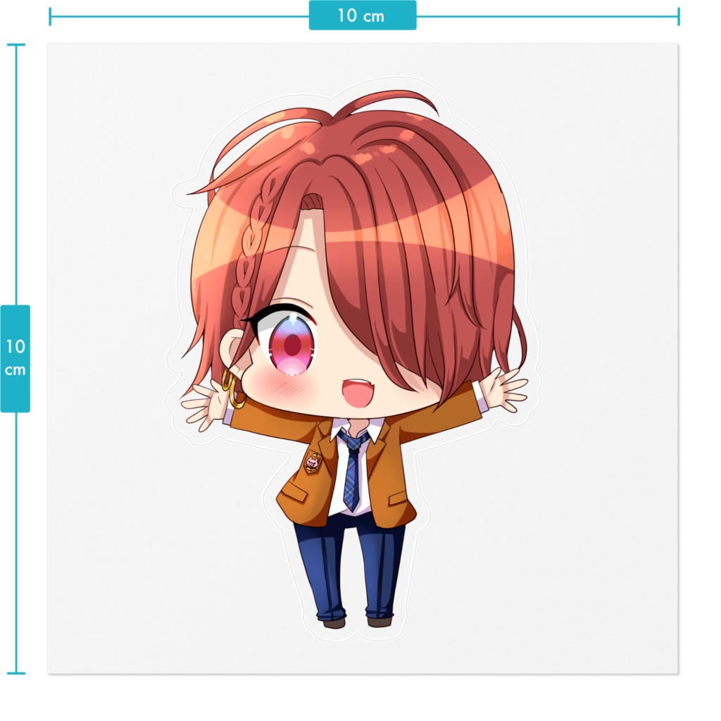 おけい限定イラストステッカー