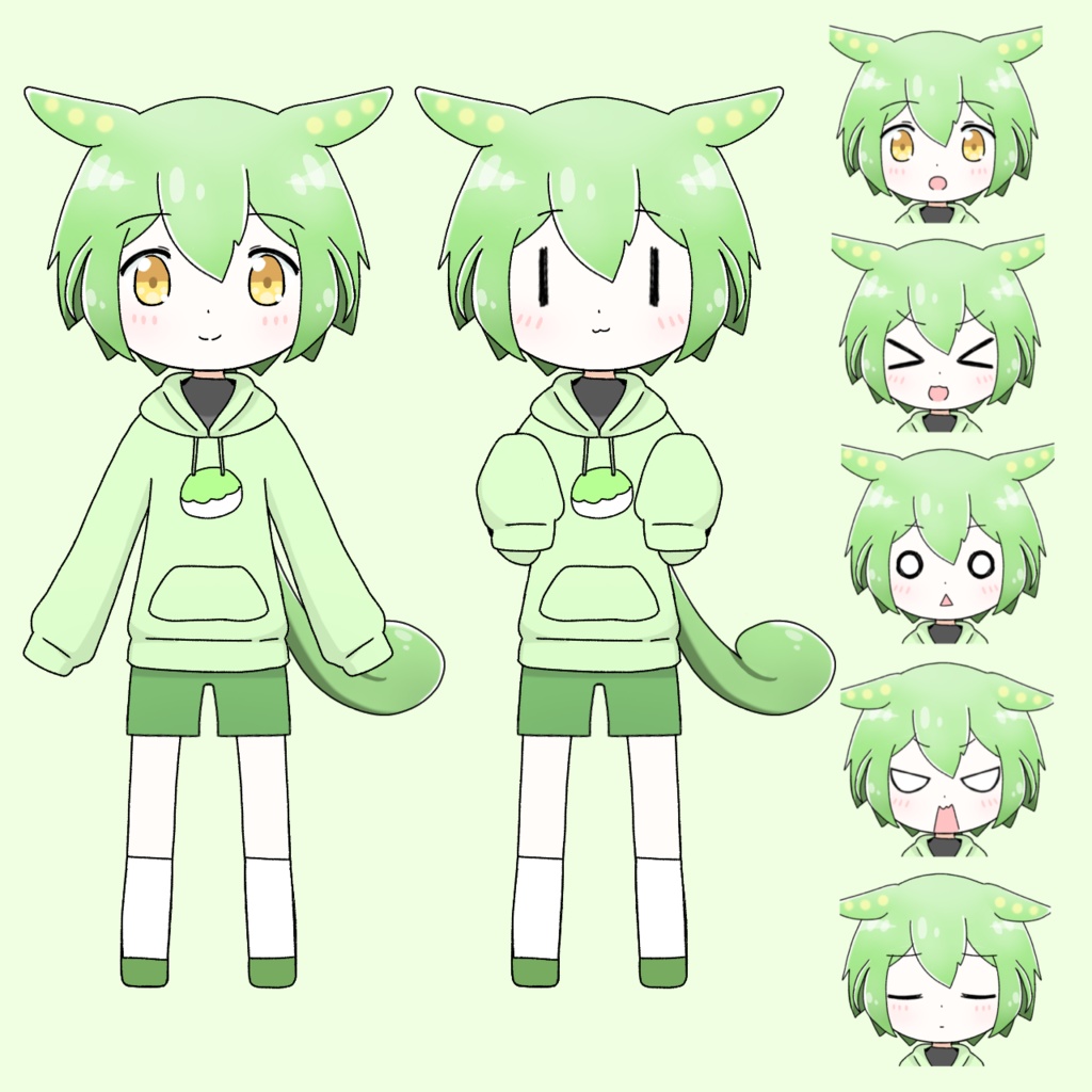 【フリー立ち絵素材】ずんだもん