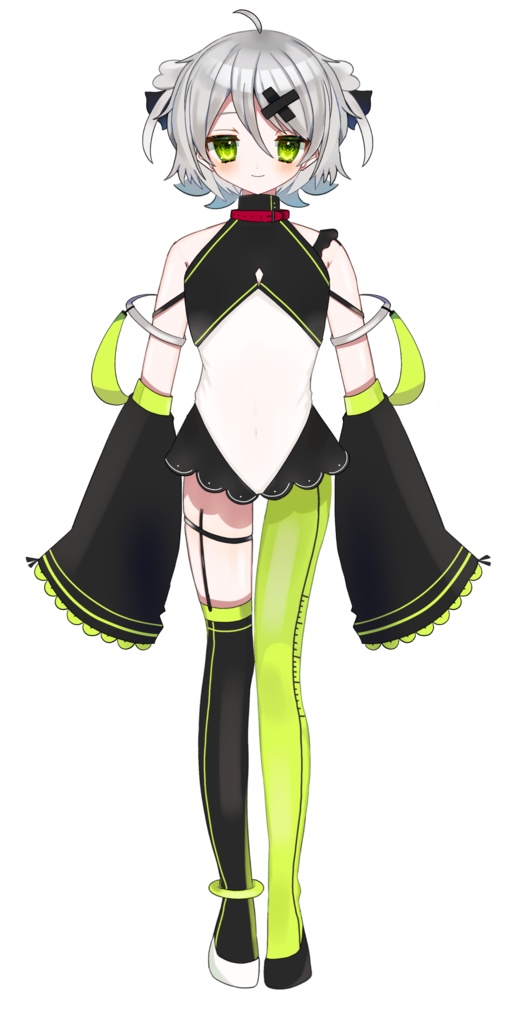 【VTS対応】サイバーな女の子【live2D】