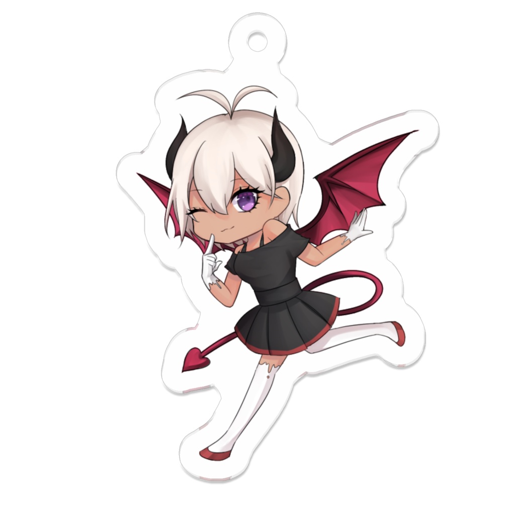 ハロウィンアクリルキーホルダー　かるあみるく