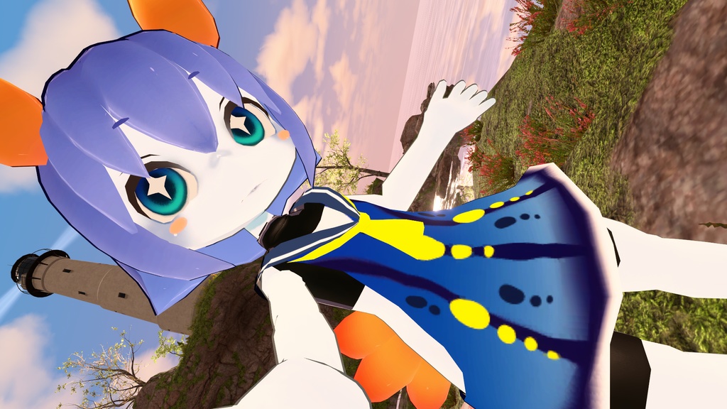 ※サポート終了※VRChat対応オリジナル3Dモデル うみぅしちゃん