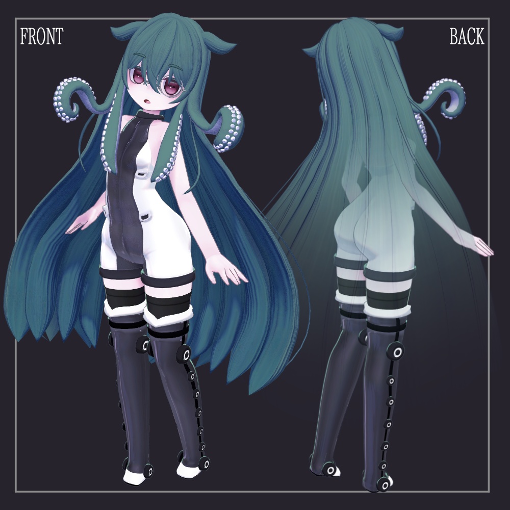 Type:タコナカ【VRC対応オリジナル3Dアバター】